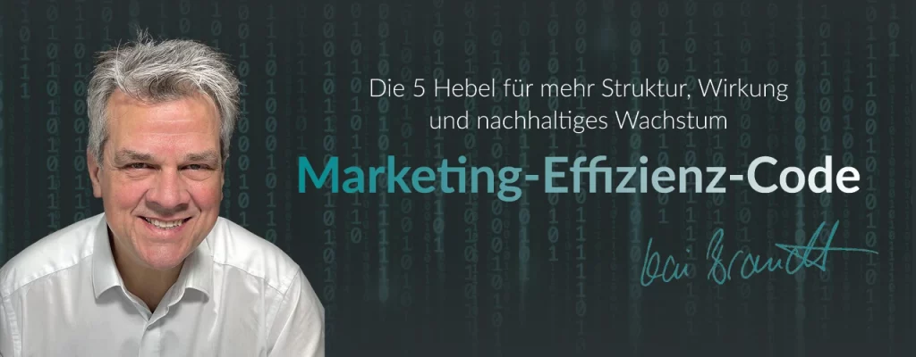 Playbook des Marketing-Effizienz-Codes Kai Brandt 5 Hebel